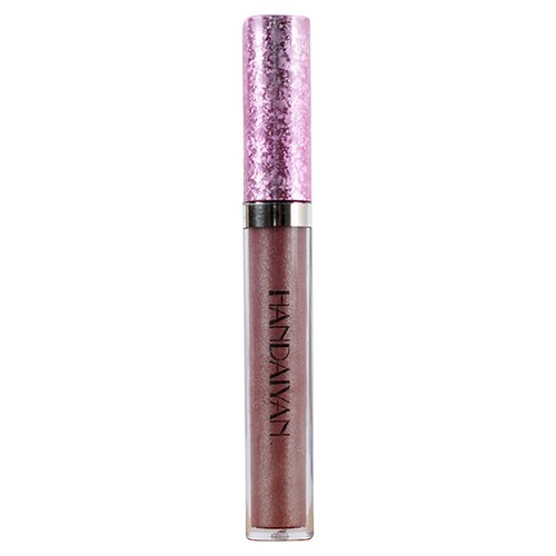Brillo de labios brillante 2 colores brillo lápiz labial líquido metal diamante brillo - Imagen 4 de 6