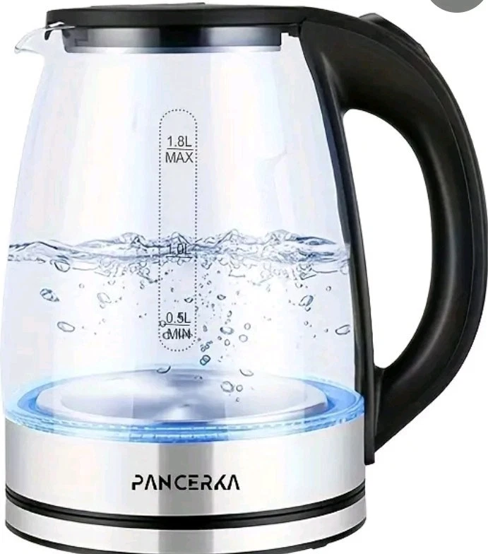 PANCERKA Electric Kettle, 1000W | Easy Cleaning, Boil-Dry Protection