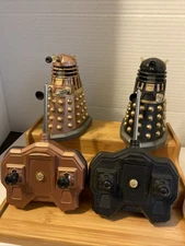 Dr Who Black RC Radio Controlled Copper Gold & Black Gold Dalek  !READ!!!!!
