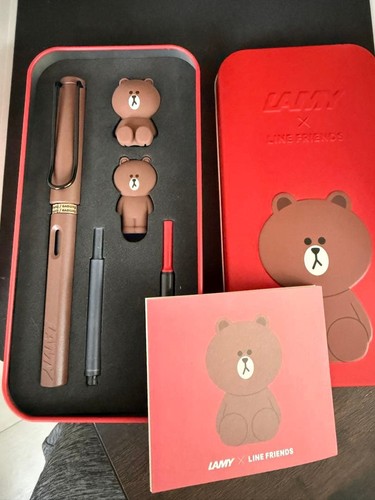 Lamy Line Friends Collaboration Fountain Pen Brown Ef