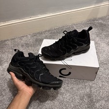 Nike Air VaporMax Plus Triple Black Size UK 10