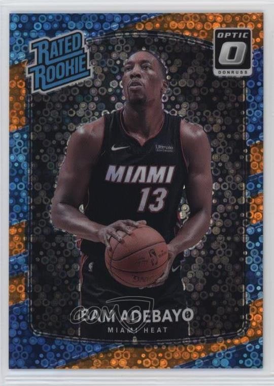 2017 Donruss Optic Rated Rookie Fast Break Orange Prizm 47/193 Bam Adebayo 5xx
