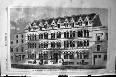 Old Warehouses Southwark Bridge Road London Henry Jarvis Architect 18 19th