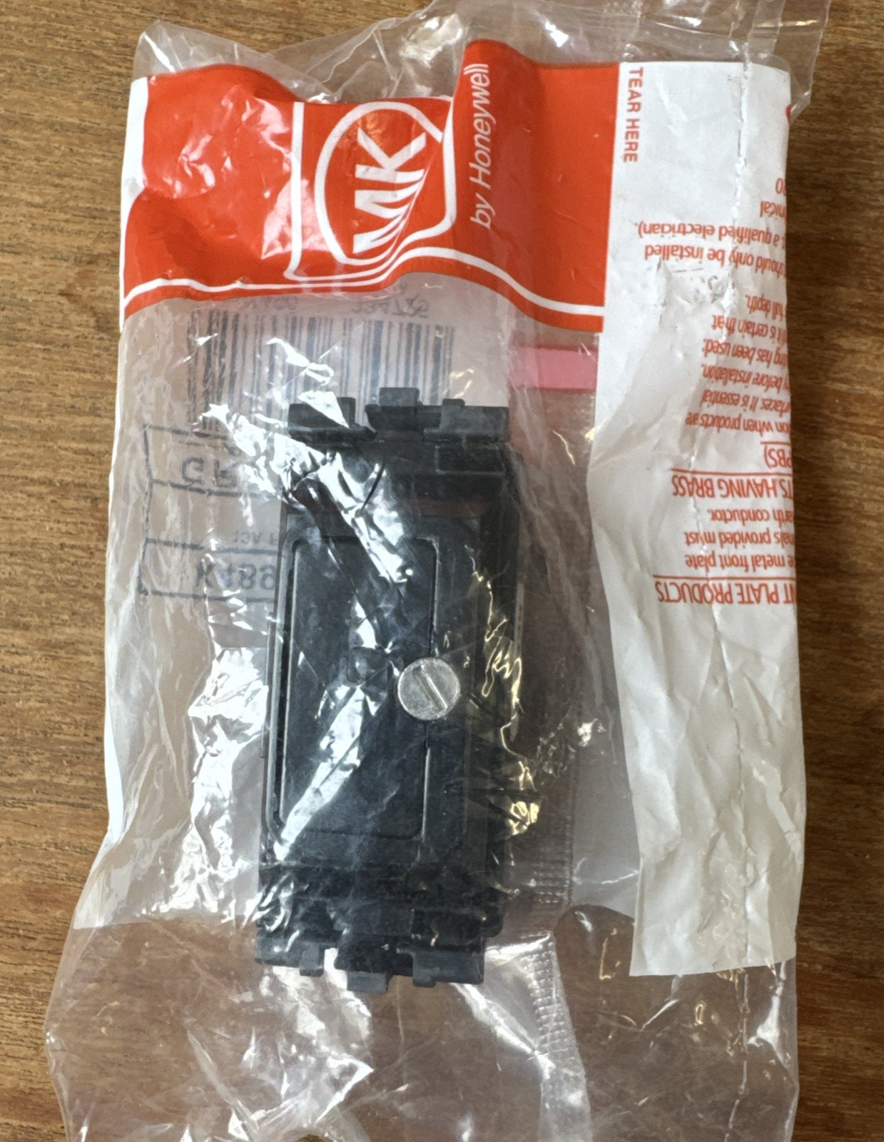 MK GRID PLUS K4890 BLK 13A Fuse Unit Module - Black