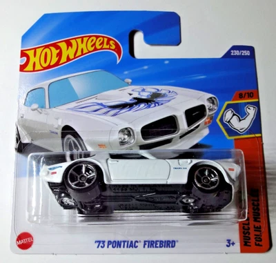 Hot Wheels - '73 Pontiac Firebird - Blanco - Muscle Mania 2025 - JBB41