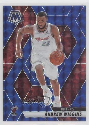 2024-25 Panini Mosaic Blue Mosaic Prizm 72/199 Andrew Wiggins #175 0c6