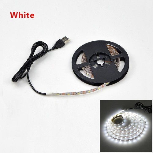 DC5V 2835 USB LED Strip Light Cabinet Lights Fairy Light White Warm White☆ - Picture 27 of 32