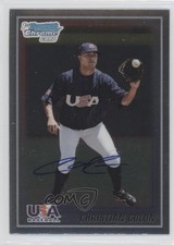 2010 Bowman Chrome USA Team Buyback 38/100 Christian Colon #USA-BC6 Auto 3d5