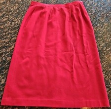 Vintage 100 Wool Skirt Women  s Sz 16 Academia, Geek, Bretton Place USA Made