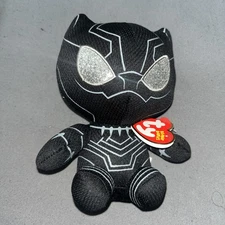 2022 6" TY Beanie Boos MARVEL AVENGERS BLACK PANTHER Plush NEW WITH TAGS