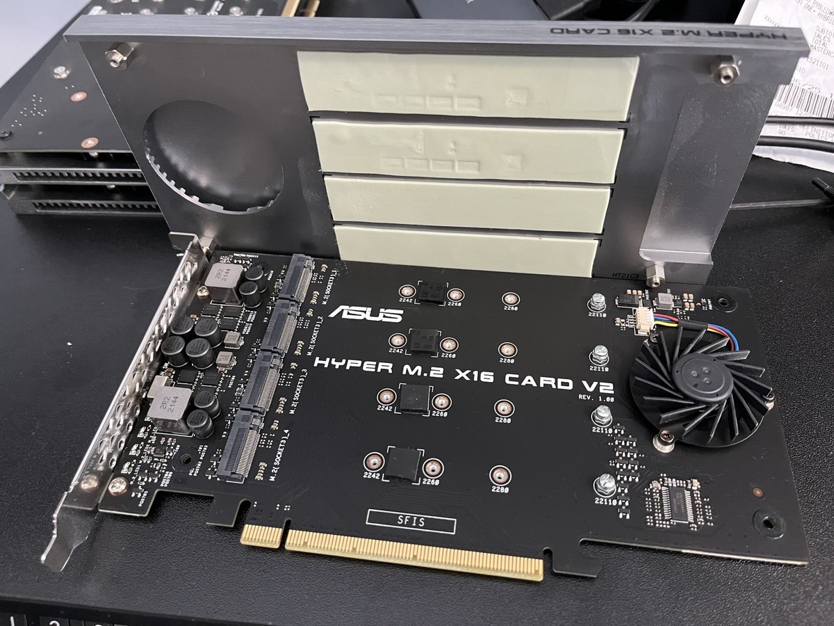 ASUS HYPER M.2 X16 CARD V2 (4x M.2 SSD) | eD system a.s