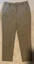 Women's MANGO brown houndstooth dress pants size 8