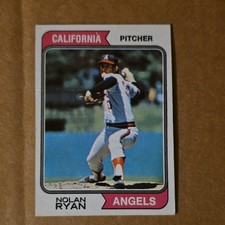 Topps 1974 Nolan Ryan #20 California Angels Baseball Card Base Set