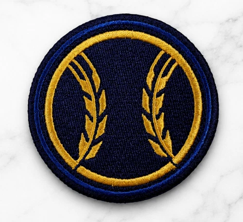 MILAWAUKEE BREWERS ALTERNATE EMBROIDERED IRON ON PATCH 2.5" ROUND FREE SHIPPING