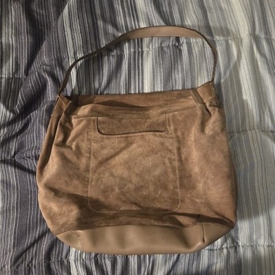 Brunello Cucinelli Suede Purse Made In Italy Brow Luxury 