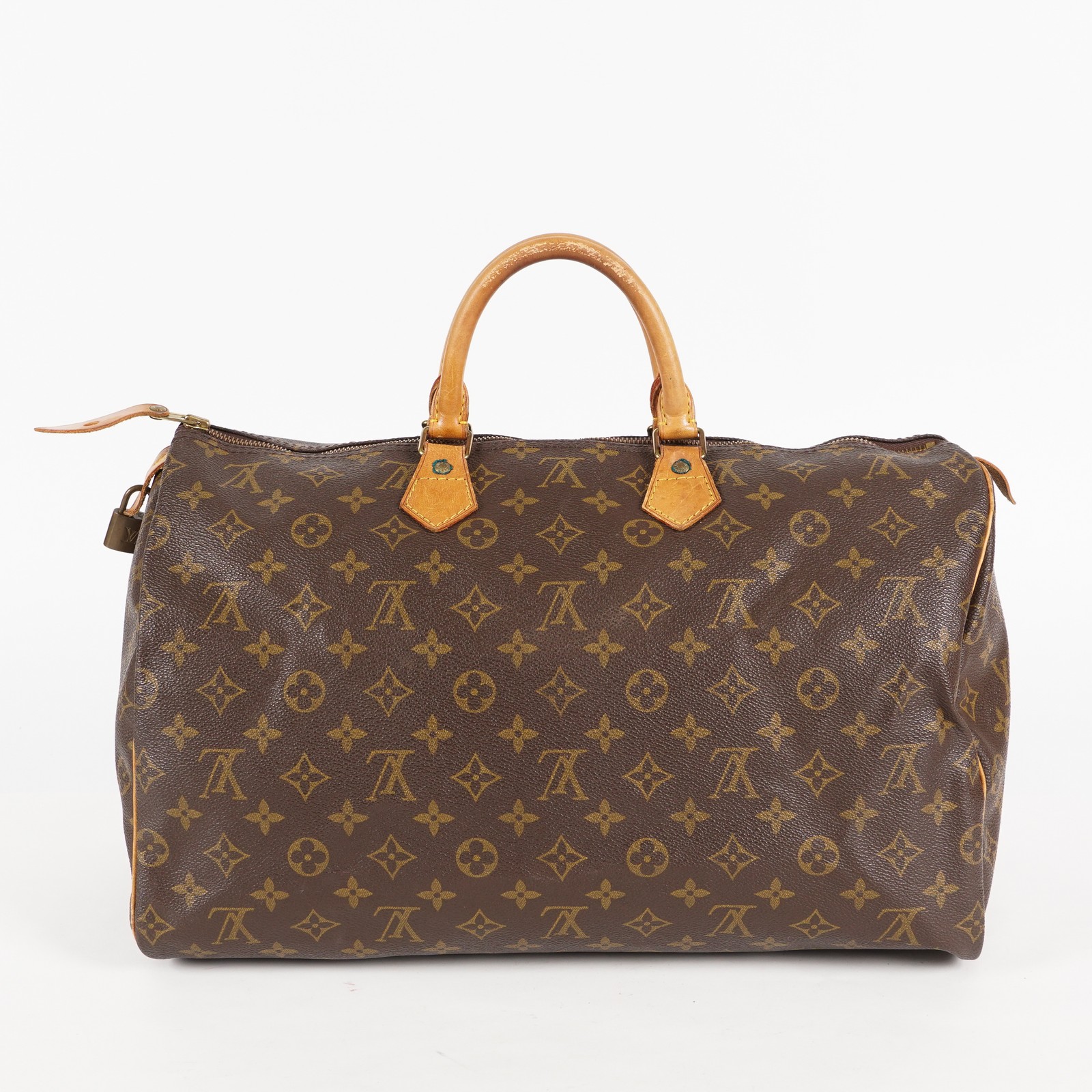Authentic Louis Vuitton Monogram Speedy 40 Hand Boston Bag M41522 01E115940030