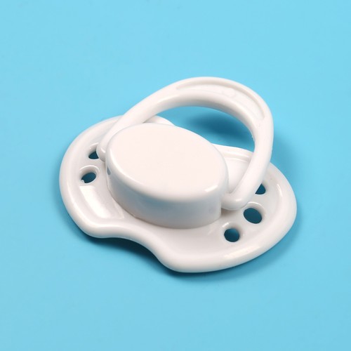 50pcs White Magnetic Pacifiers Dummy Soother for Reborn Baby Dolls Kit DIY Gifts - Picture 4 of 8