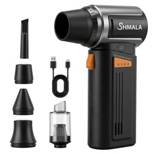 150000RPM 2-in-1 Duster Mini Vacuum, Cordless Compressed Blower with 4-Spee...
