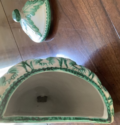 Vintage Italian Hand-Painted Ceramic 3 Pc. Lavabo - Picture 10 of 18