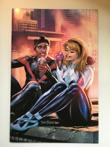 MILES MORALES SPIDER-MAN #25 TYLER KIRKHAM VIRGIN VARIANT 
