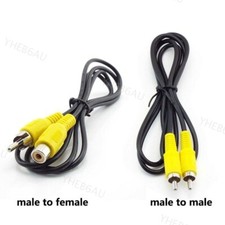 AV Extension Cable RCA Male To Female M/M M/F Bus Head Audio Video Cable 9H