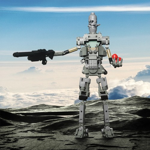 Star Wars IG-12 Droid Robot Model Building Block Puzzle Toy Ornament Kids Gift - Picture 6 of 14