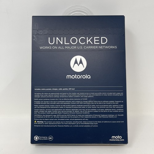 Neuf ! Motorola Moto G Power Phone 64 Go (2022) XT2165-5 *DÉBLOQUÉ* - Vert forêt - Photo 2 sur 2