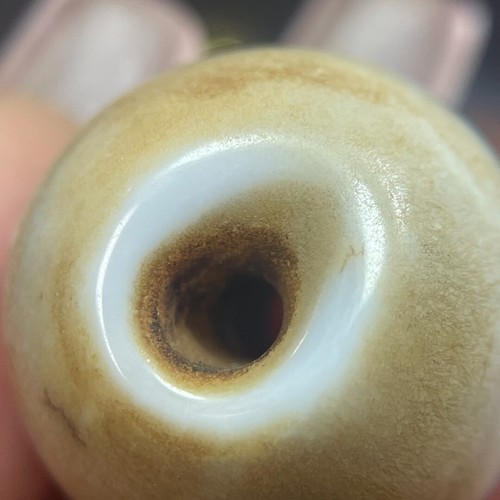 Tibetan Nepalese Himalayan Ancient agate Old Dzi Talisman Eye Beads Amulet - Picture 13 of 14