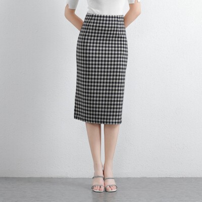 Women Midi Pencil Skirt Size 4-12 Small Medium Large Black Blue