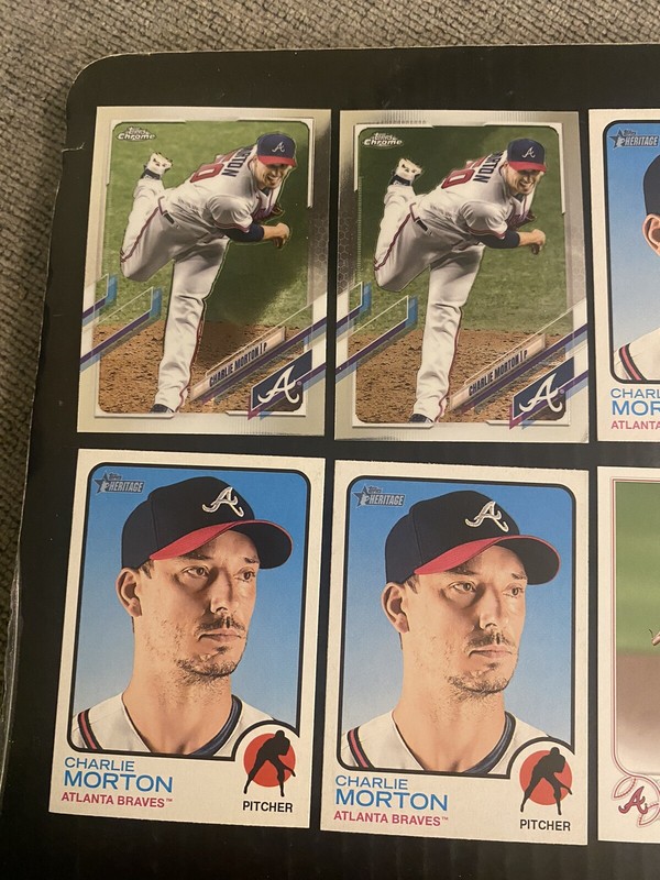 (12) Charlie Morton Lot #1 Atlanta Braves