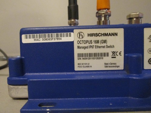 Ethernet Switch Hirschmann OCTOPUS 16M Managed IP67 Waterproof - Picture 17 of 19