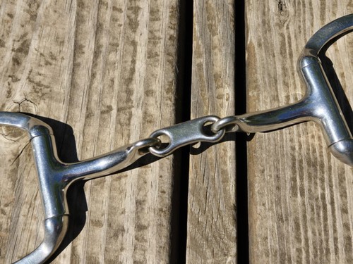 MYLER French Link Dog Bone Link English Eggbutt Snaffle Bit - 5.25" 5-1/4" - Picture 6 of 8