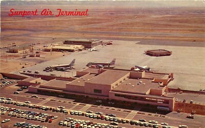 SUNPORT TERMINAL, AIRPORT, ALBUQUERQUE, NEW MEXICO, VINTAGE POSTCARD