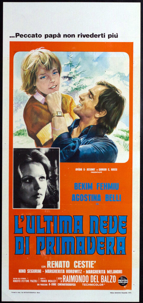 Locandina originale film L'ultima neve di primavera (1974) - Regia di Raimondo Del Balzo