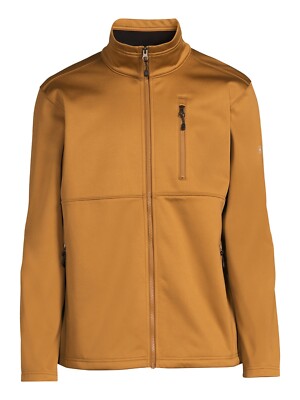 Swiss Tech Men's Softshell Jacket Trailblazer Brown Small (34-36