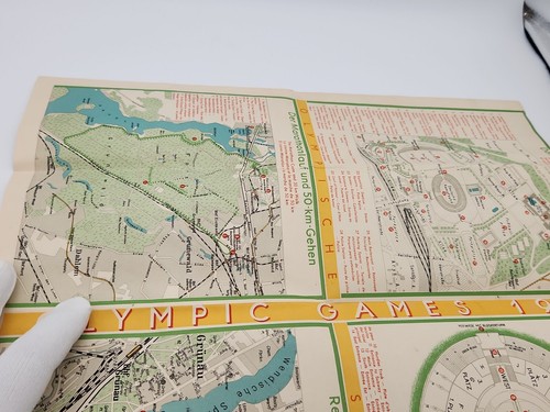 Germany Map Berlin Olympics 1936 Olympic Games - 第 13/17 張圖片
