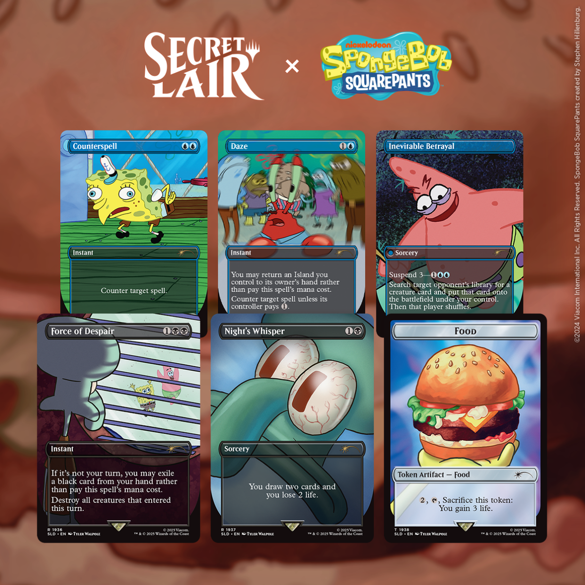 MTG Secret Lair x SpongeBob SquarePants Internet Sensation Non