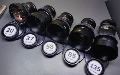 Helios Cine  LENSES ANAMORPHIC Oval Bokeh SET 20 37 58 85 135 Cine mod PL