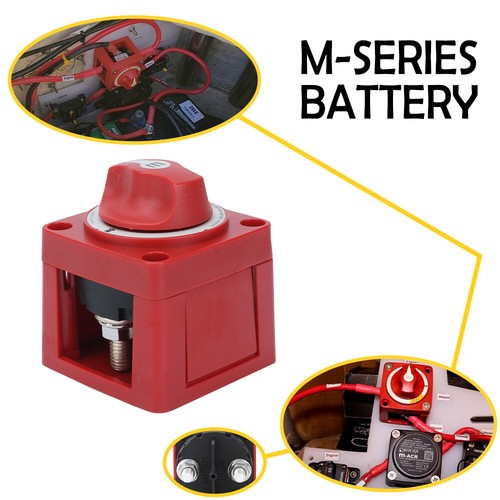 1x Red Sea Systems 6006 m-Series Mini Battery On-Off Man Knob Switch Marine Red - Picture 12 of 12