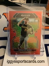 Spencer Miles RED MOJO PRIZM 2022 Panini Prizm Draft Picks Baseball Missouri