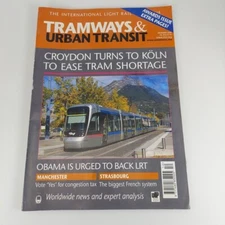Tramways & Urban Transit 852 Dec 2008 Croydon Turns To Koln Ease Tram Shortage 