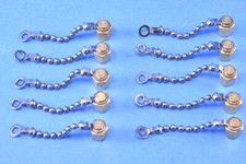 10 SMA M Non-Shorting Dust Cap Protects SMA Female Connectors with Chain