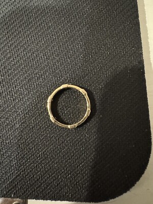 Mejuri Ring - Ceramic/14k Yellow Gold/Diamonds. Very Pretty