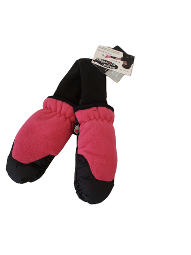 Snow Stoppers Girls Pink Mittens, Thinsulate Waterproof-Insert, Fleece Sz XL - Picture 2 of 4