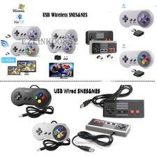 USB PC Wired SNES Gamepad Wireless NES Controller for Mac Raspberry Pi Retropie