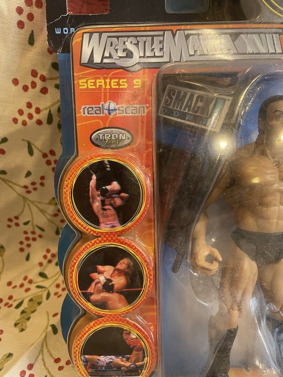 WWF The Rock WrestleMania 17 Series 9 Figurine 2001 Sealed WWF The Rock WrestleMania 17 Series 9 Figurine 2001 Sealed