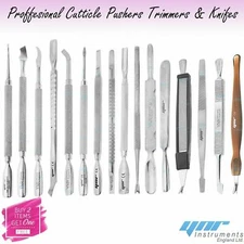 Cuticle Pusher Trimmer Cutters Dead Skin Remover Manicure Pedicure Nail Art Tool