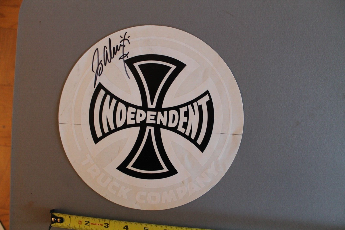 Independent Jay Adams Autographed Dogtown Cross Clear XXL