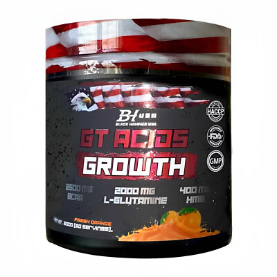 GT Acids Growth | EAA & BCAA Supplement   - Black Hammer USA