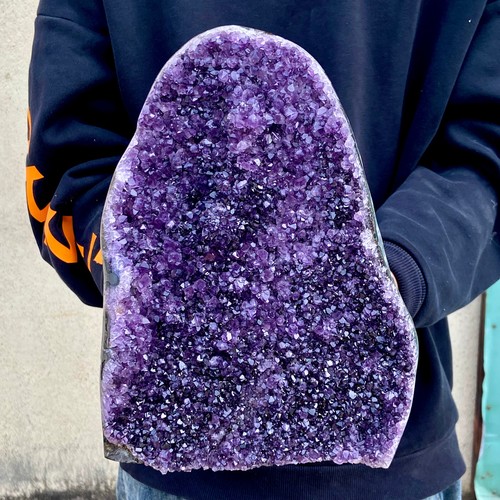 11.3LB Natural amethyst cave quartz crystal cluster mineral specimen healing - Afbeelding 2 van 13